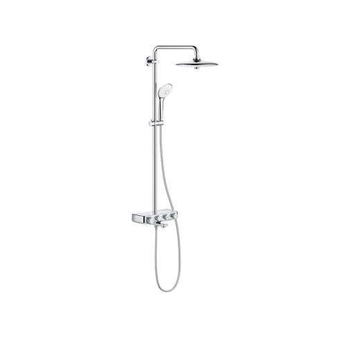 Grohe-26608000 Euphoria SmartControl 260 Shower System with Thermostat bath mixer