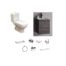 Baron V800 Two Piece Toilet Bowl + A106 Basin Cabinet + 7-piece Accessories