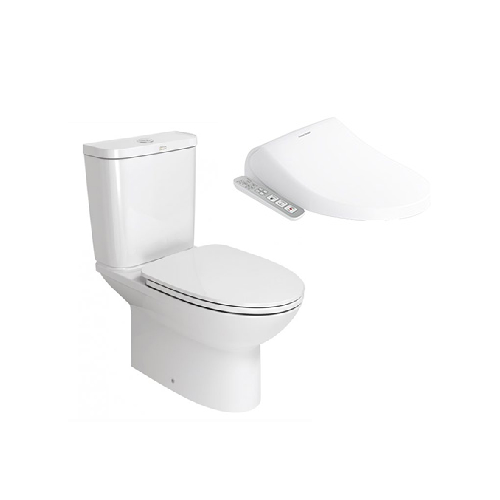 Neo Modern CL26305 Close Coupled Toilet with Pristine E-Bidet