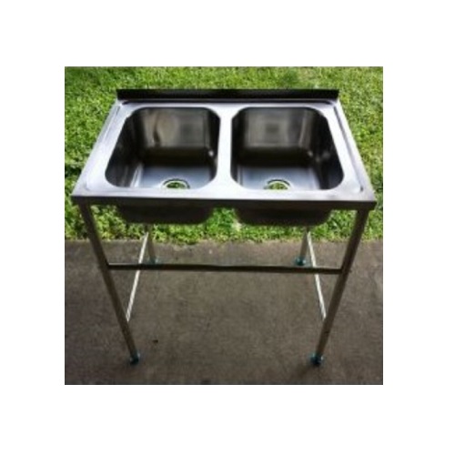 Monic-FS-1000 Free Standing Double Bowl Kitchen Sink