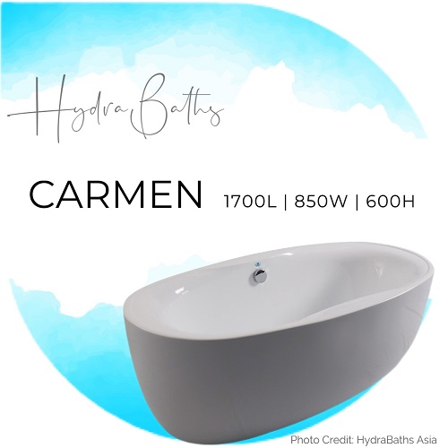 Hydrabath Carmen Free standing bathtub
