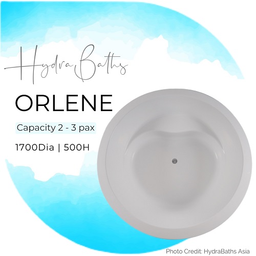 Hydrabath Orlene Round bathtub